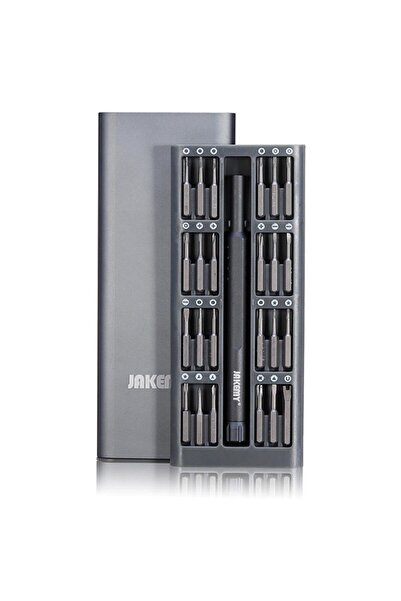 Genel Markalar JM-8168 Bit Set 24 Parça Taşınabilir Mıknatıslı Hassas Tornavi...