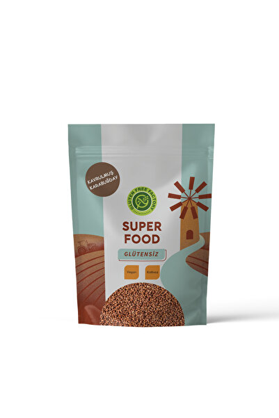 GLUTENSİZ FABRİKA Glütensiz Kavrulmuş Karabuğday Sade 1 Kg (PİLAVLIK)