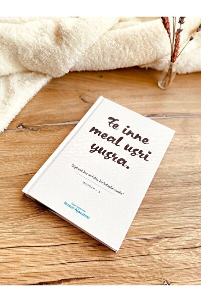 Hobbi Tasarım Fe İnne Meal Usri Yusra - Agenda de liniște special concepută i...