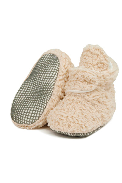 Ella Bonna Teddy Baby Sleeve, Non-Slip Sole, Organic Cotton Lining, Home Nursery Shoes