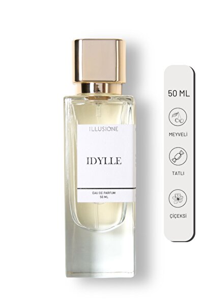 ILLUSIONE FRAGRANCE Idylle Edp Kadın Parfüm 50ml | Meyveli-şekerli-çiçeksi | Vişne, Ahududu, Yasemin, Paçuli