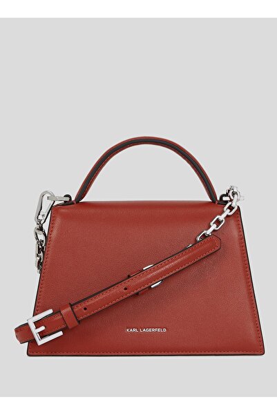 Karl Lagerfeld Rote Damen-Umhängetasche aus Leder A1W300381xw