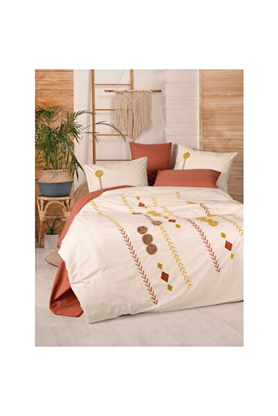 Cotton Box Puff hímzett dupla paplanhuzat készlet Amaris csempe