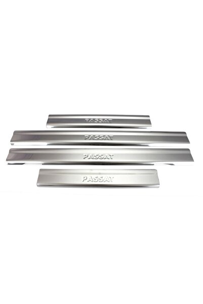 Alfa Otomotiv Volkswagen Passat B6 Krom Kapı Eşiği 4 Parça 2005 - 2010 Arası P.çelik