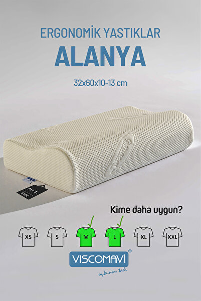 viscomavi Alanya Ergonomik & Ortopedik Visco Yastık