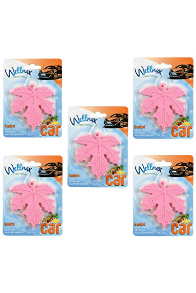 Wellnax breeze refresh Yaprak Desenli Araç Ferahlatıcı Tropikal Ormanlar Kokusu X5