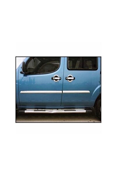 TIMEAKS Fiat Doblo 2000-2001-2002-2003-2004-2005 Krom Yan Kapı Çıtası 4 Kapı ...