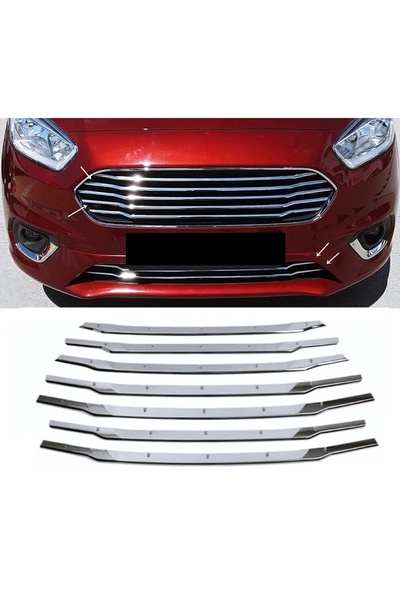 MYTUNİNG Courier Ön Panjur 2017 Üzeri 7 Parça P.çelik