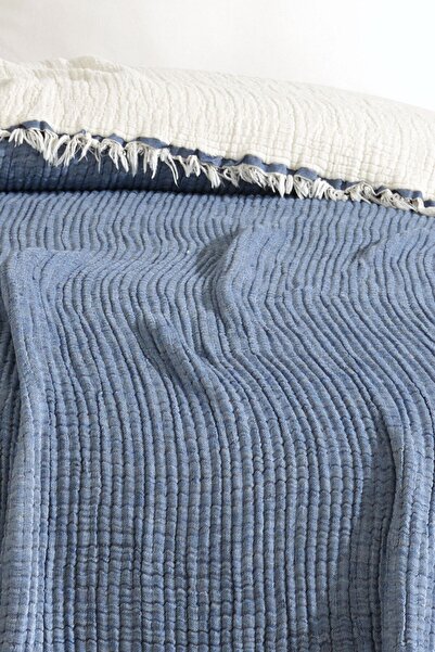 VAROL 5 Layer 100% Cotton Muslin Bedspread – 230X240 cm