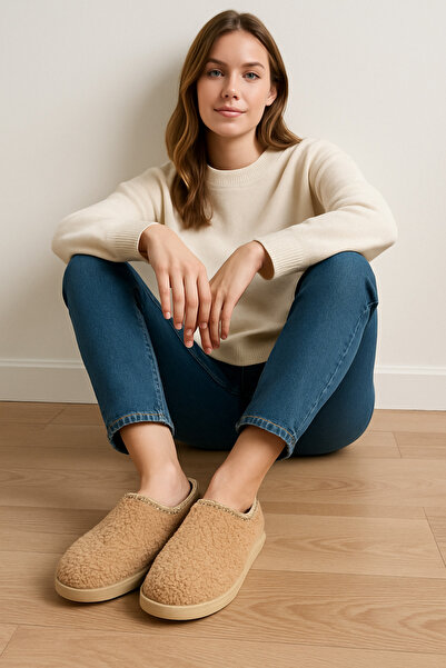 Shoebuo Soft Furry Women's Winter House Slippers