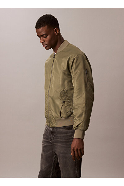Calvin Klein Jeans Yeşil Erkek Mont LV04RC526GLDY LS JEANS HERO BOMBER