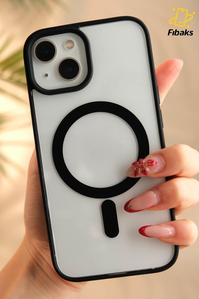 Fibaks İphone 14 Plus / 15 Plus Uyumlu Kılıf Magsafe Wireless Şarj Özellikli ...