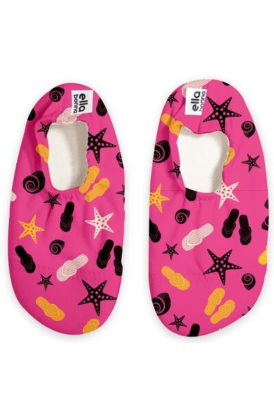 Ella Bonna Non-Slip Sole, Unisex Baby, Kids Sea Shoes, Pool Shoes, Slippers Patterned