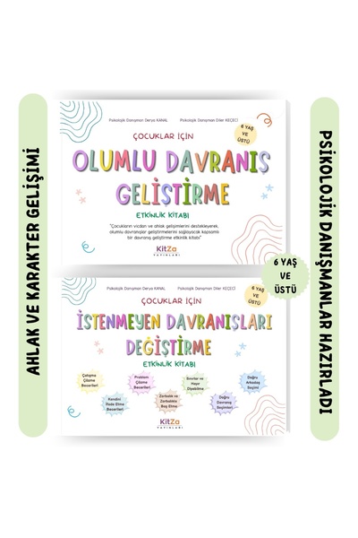 kitza yayınları 2'Lİ SET-ÇOCUKLAR İÇİN OLUMLU DAVRANIŞ GELİŞTİRME-İSTENMEYEN ...
