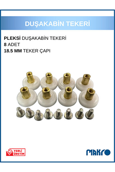SAYRA Pleksı Duşakabin Tekerleğ i 8'li