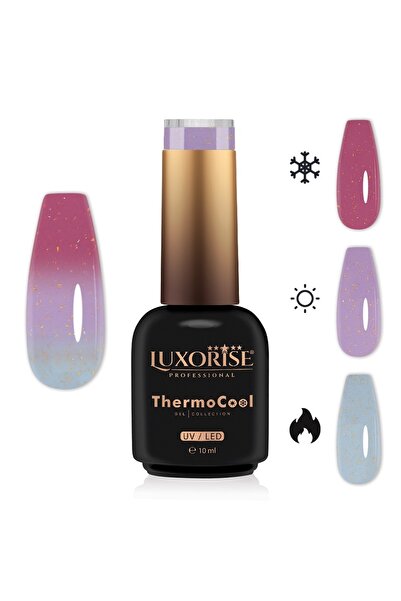 LUXORISE Oja Termică Semipermanentă 3 Culori LUXORISE ThermoCool - Royal Glim...