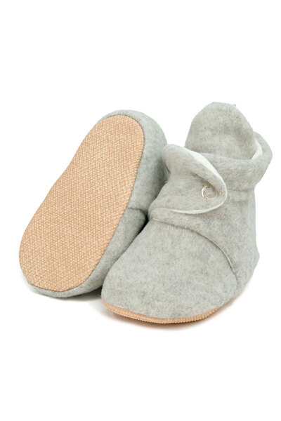 Ella Bonna Kaydırmaz Taban Polar Pamuk Astarlı Unisex Bebek Çocuk Ev Terliği Basic