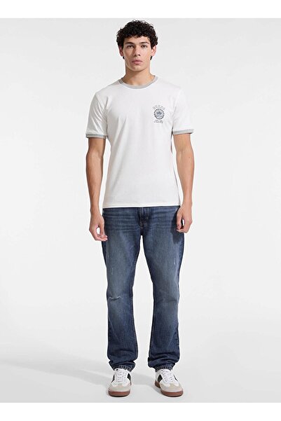 Guess Jeans Normal Bel Slim Fit Lacivert Erkek Denim Pantolon M5YA1CD5MK1-GDA...