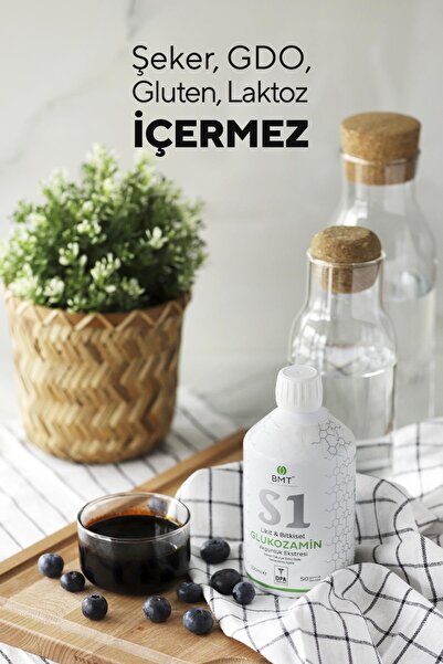 Biomet S1 Glukozamin™, Glukozamin ve Akgünlük Ekstresi İçeren Sıvı Takviye Edici Gıda 500ml