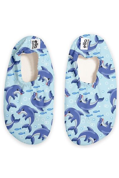 Ella Bonna Anti-Slip Sole, Unisex Baby, Children's Sea Shoes, Pool Slippers, Dolphin