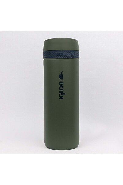 IGLOO Squid Thermos 600ml Locking Lid Flask Khaki
