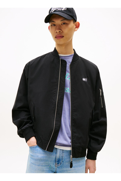 Tommy Jeans Siyah Erkek Mont DM0DM21674BDS TJM COTTON BOMBER JAC