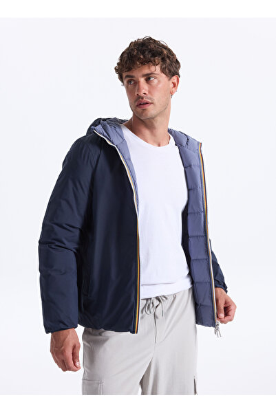 K-Way Mavi - Gri Erkek Mont K8127WW_JACK ST THERMO DOUBLE