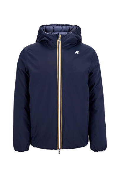 K-Way Mavi - Gri Erkek Mont K8127WW_JACK ST THERMO DOUBLE