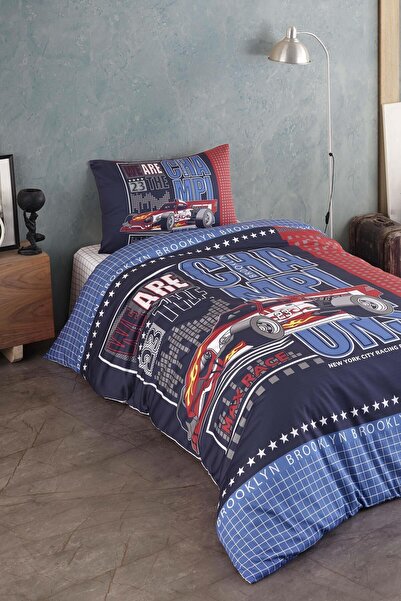 VAROL Σετ Νεανικό Παπλωματοθήκη 100% Βαμβακερό Σατέν - Race