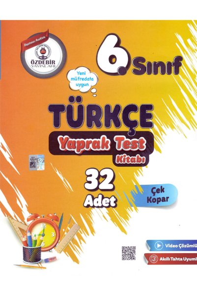ÖZDEBİR YAYINEVİ Özdebir Yayınları 6.Sınıf Yaprak Test Seti 6 Ders 2026