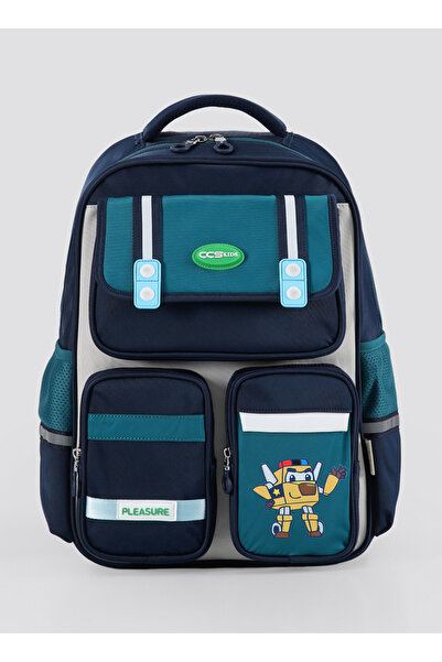 Ççs Kids Ççs Kids Dark Navy Blue Girl's Backpack 51919-School Backpack