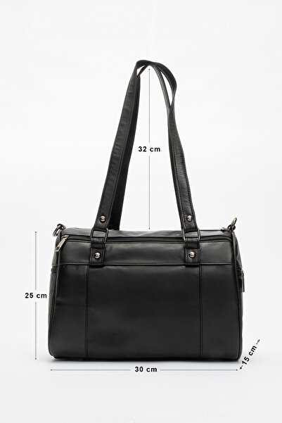 Dericlub 2017 Model Black Genuine Leather Shoulder Bag