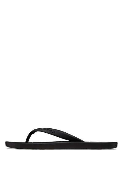 Crocs Flip 210089-001 Унісекс тапочки з логотипом на носку в смужку Зручні тапочки на підошві з підошвою, що підтримує