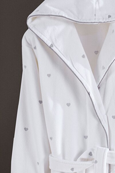 VAROL Love Series Heart Hooded (Children's Bathrobe)