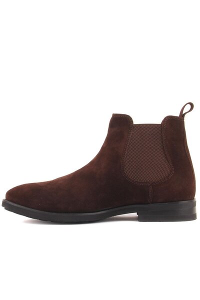 SailLakers - Brown Suede Leather Eva Sole Men's Chelsea Boots