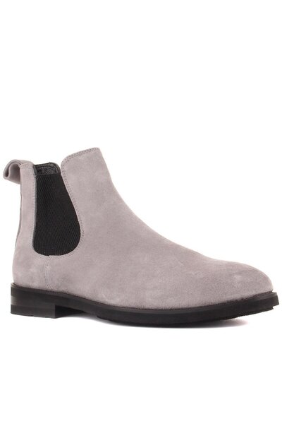 SailLakers - Gray Suede Leather Eva Sole Men's Chelsea Boots 102-201-01Eva
