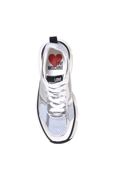 Love Moschino Stříbrné dámské tenisky JA15246G1N90A