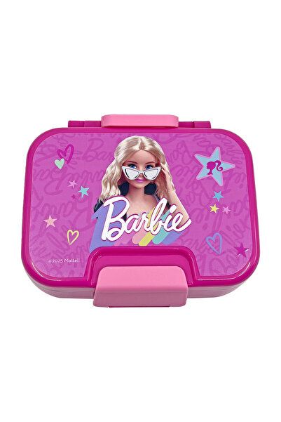 Barbie Pembe Beslenme Kabı 3469-BARBIE ÇELİK BESLENME KUTUSU