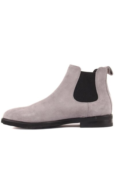 SailLakers - Gray Suede Leather Eva Sole Men's Chelsea Boots 102-201-01Eva