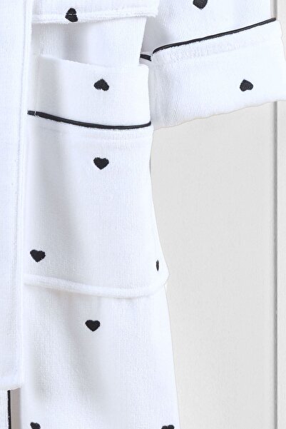 VAROL Love Series Heart Hooded (Children's Bathrobe)