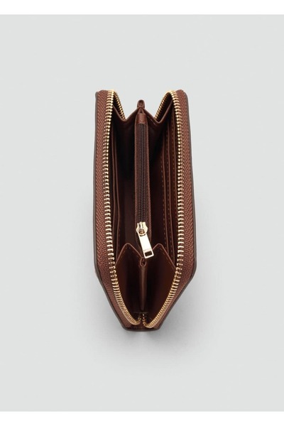 MANGO Woman Logo desenli orta boy cüzdan