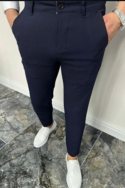 thesunfyre ЧОЛОВІЧІ Італійський крій Slim Fit - Екстра вузький крій Якісний еластичний лікра Тканина довжиною до щиколотки Штани