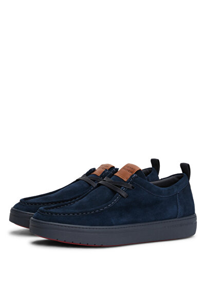 Tommy Hilfiger Sötétkék férfi alkalmi cipő MODERN LIGHT SUEDE MOC TOE SHOE