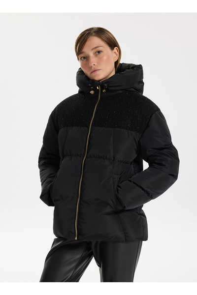 Fabrika Siyah Kadın Mont F5WL-MNT0283