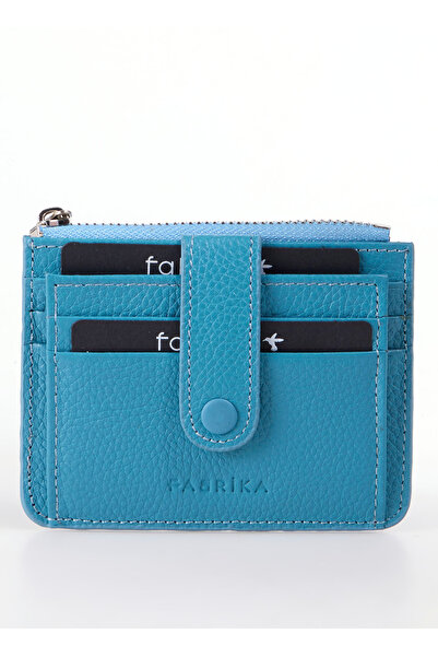 Fabrika Mavi Kadın Kartlık frk 533 Flt Deri mavi