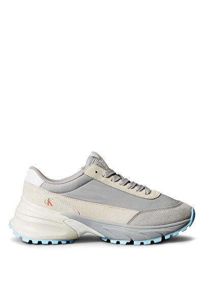 Calvin Klein Kadın Karışık Materyalli Hiker Runner Sneaker - Gri