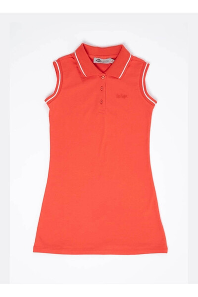 Lee Cooper Düz Kırmızı Kız Çocuk Orta Elbise 252 LCG 244001