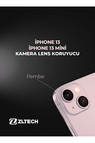 ZLTECH iPhone 13/13Mini Uyumlu Kamera Lens Koruyucu