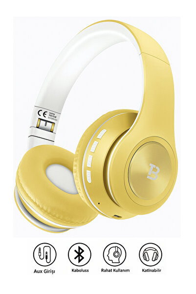 Tech&bello accessories Kablosuz Kulaküstü Bluetooth Kulaklık Stereo-Mikrofon-...