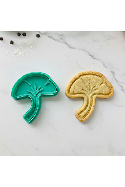 Düvencioğlu قالب بسكويت على شكل ورقة الجنكة بيلوبا، آمن للطعام، أداة للخبز في...